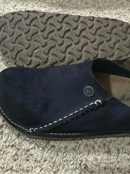Birkenstock Midnight Blue Clog with Stitching EU 38 - Picture 4 of 6